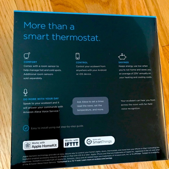 Ecobee 4 smart thermostat - Picture 2 of 5